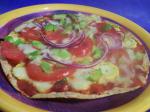American Rainbow Veggie Pizza Dinner