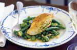Australian Mustard Chicken With Mixed Beans and Peas Recipe Dinner