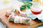 Australian Summer chiko Rolls Recipe Appetizer