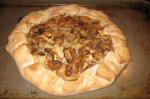 American Rustic Mixed Mushroom and Blue Cheese Galette Appetizer
