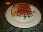 Italian Spinach  Mushroom Lasagna Dinner