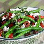 Australian Green Bean Salad with Olive Oil Tomatoes and Feta Cheese Appetizer