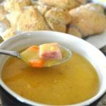 Australian Pea Soup with Green Scarf Peas Appetizer
