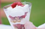 Australian Amaretti Raspberry Cream Tower Dessert