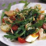 American Salade Nicoise with Smoked Trout Dessert