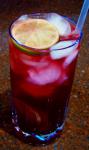 Canadian Lemon and Pomegranate Refresher Drink