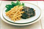 Australian Pepper Steak With Shoestring Fries Recipe Dinner