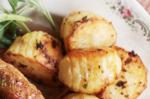 Australian Thyme Hasselback Potatoes Recipe Appetizer