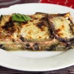 American Moussaka in Fresh Goat Cheese Appetizer