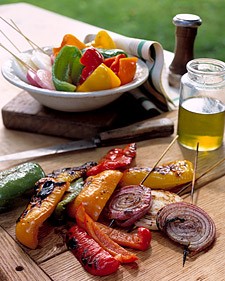 Australian Grilled Mixed Peppers and Onions Appetizer