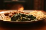 Indian Spinach With Indian Spices Appetizer