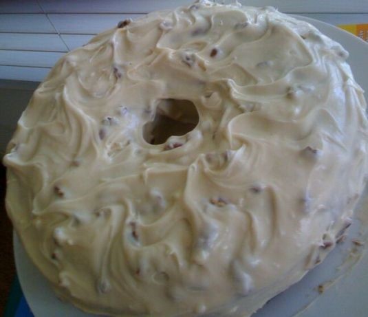 American Carrot  Pineapple Bundt Cake With Cream Cheese Frosting Dessert