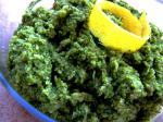 American Broccoli Pesto for Bread or As Side Dish Appetizer