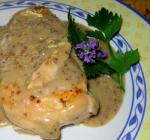 American Elegant Lavender and Lemon Poached Chicken Breasts Dinner