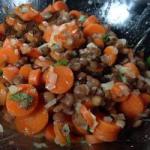 American Vegan Lenses Carrot Salad Oriental Appetizer