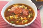 Australian Lentil And Chickpea Soup With Chorizo Recipe Appetizer