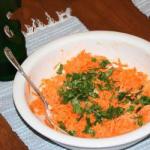 American Carrot Salad and Pineapple Appetizer