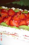 American Strawberry Cheesecake Torte 1 Dessert