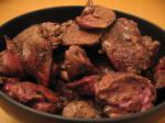 American Grilled Chicken Livers in up Dinner