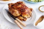 American Salt And Sage Roast Chicken With Apple Gravy Recipe Dinner