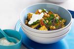 Canadian Spiced Eggplant and Chickpea Salad With Yoghurt Recipe Appetizer