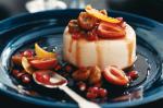 Canadian Wild Figs Winter Strawberries And Sherry With Blancmange Recipe Dessert