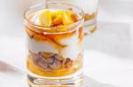 American Mango Yogurt and Amoretti Layer Dessert