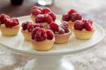 American Raspberry And Custard Tartlets Recipe Dessert