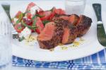 American Greek Lamb With Watermelon Salad Recipe Dinner