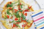 American Prosciutto Rocket and Tomato Pizza Recipe Appetizer