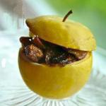 American Apples Stuffed with Poultry Livers Appetizer