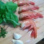 American Gambas Marinated in Basil with the Plancha Dinner