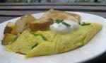 American Smoked Salmon  Caramelized Onion Omelet Appetizer