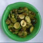 American Fast Courgettes Appetizer