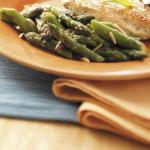 American Stirfried Asparagus with Slivered Almonds Appetizer