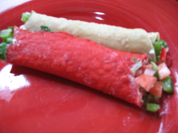 Australian Blue Corn Feta Taquitos Appetizer