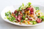 American Beef Pickled Cucumber And Soba Noodle Salad Recipe Appetizer