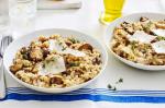American Mixed Mushroom Chicken And Thyme Risotto Recipe Appetizer