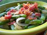American Sugar Snap Peas with Bacon Appetizer