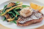 Australian Veal With Grilled Zucchini Salad and White Bean Puree Recipe Dinner