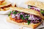 American Chicken Schnitzel Roll With Homemade Wedges Recipe Appetizer