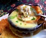 Australian Unbelievable Onion Garlic Soup With Cheese Crisps Appetizer