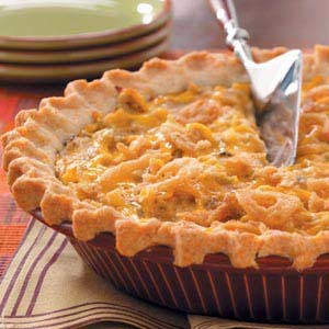 French Tater Crust Tuna Pie Appetizer