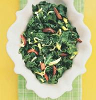 Chinese Swiss Chard with Olives Appetizer