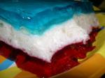 Australian Red White and Blue Jello 3 Dessert