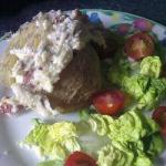 American Baked Potatoes Stuffed Chicken and Bacon Appetizer