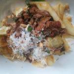 American Pappardelle with Ragout of Lamb and Artichokes Appetizer