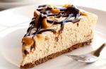 Toffee and Chocolate Topped Cheesecake recipe