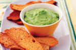 American Broad Bean Dip With Focaccia Toasts Recipe Appetizer