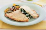 American Ricotta and Spinach Calzone Recipe Appetizer